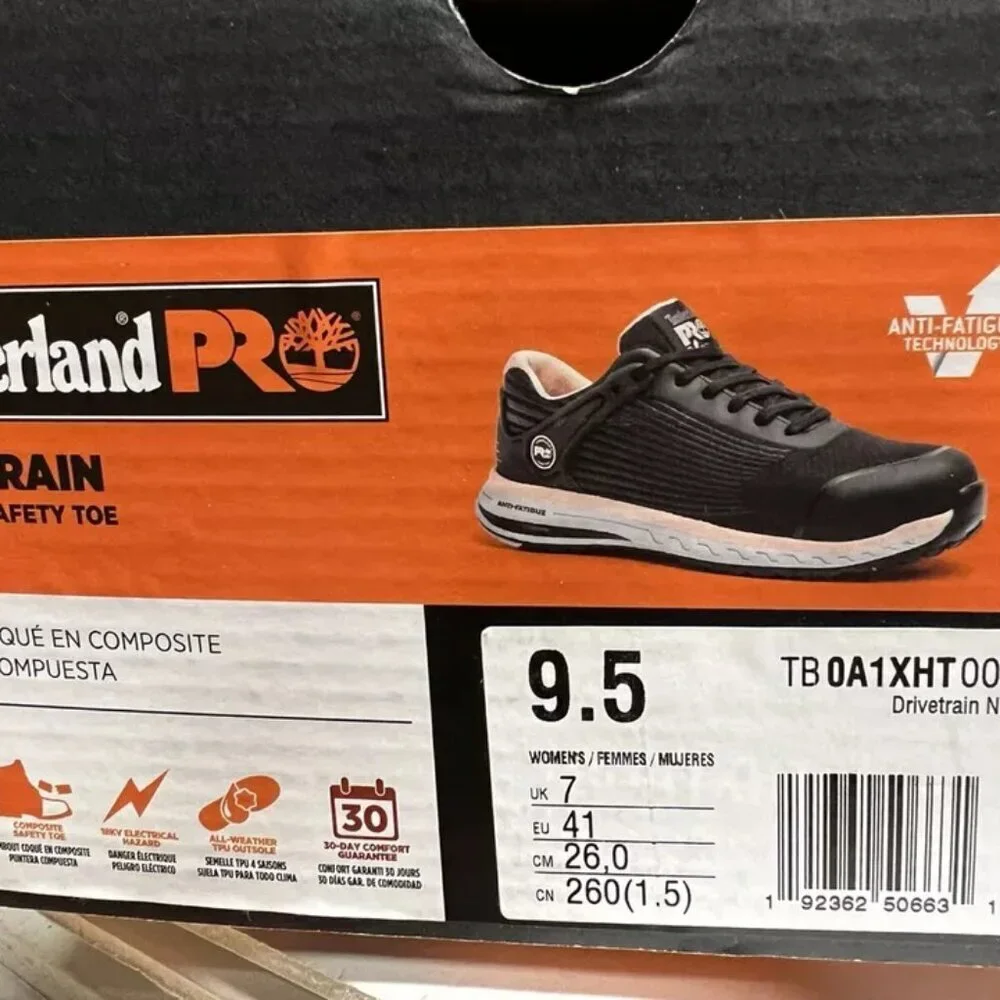 Timberland Pro Womens Drivetrain Work Sneaker Black Size 9.5 M